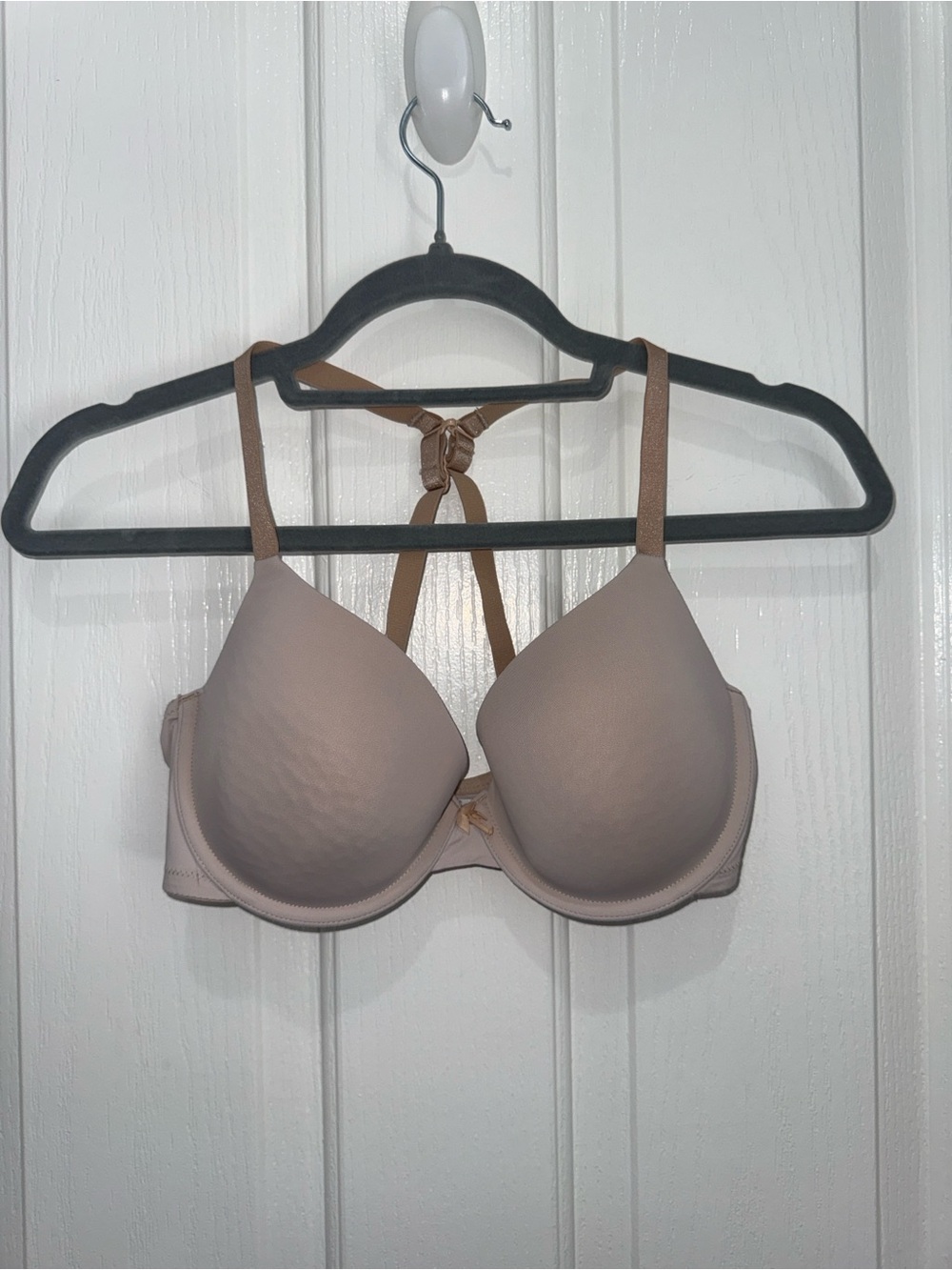 Auden Three-Pack of Women's Smooth T-Shirt Bras β Black, Blue, Nude - 34D - Picture 4 of 14